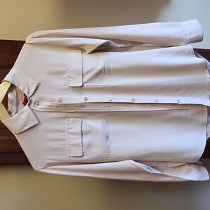 Red by Saks 100%silk long sleeve shirt